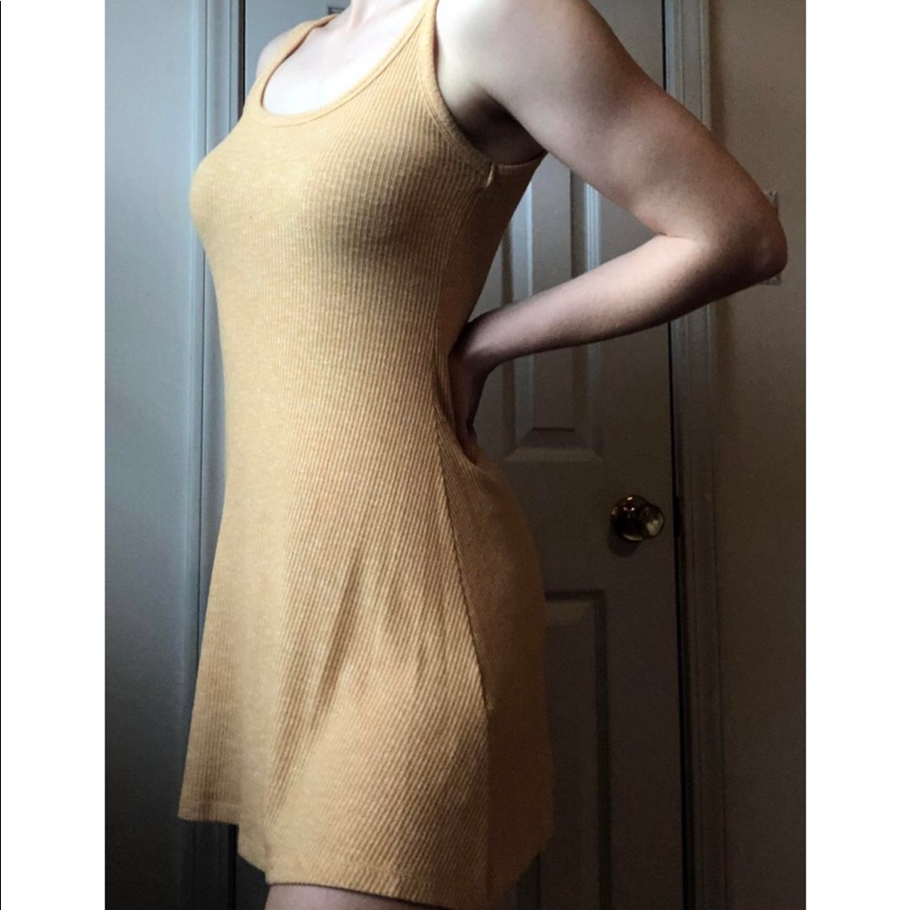 Forever 21 Yellow Sweater Dress